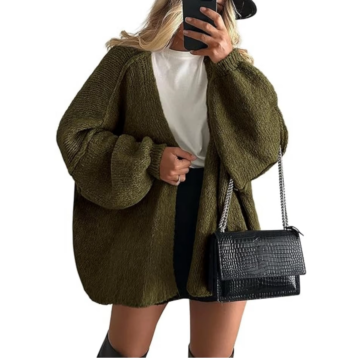 Oversized Cardigan Sweater